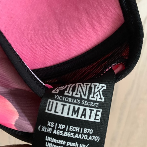 Pink Victoria’s Secret zip sports bra - Picture 3 of 3